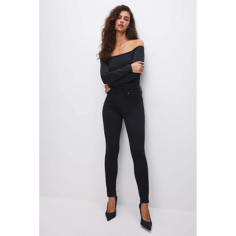 Good American Good Legs Skinny Jeans Black Size 2/26